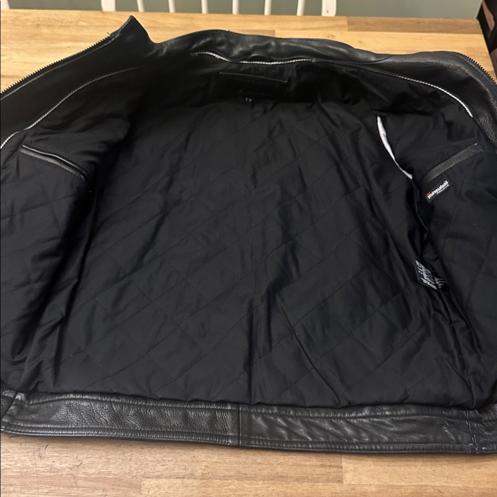 WILSONS LEATHER Lance leather moto jacket - Picture 7 of 13